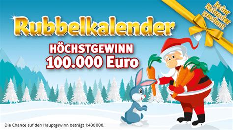 Zur Weihnachtszeit ein Adventskalender zum aufrubbeln .